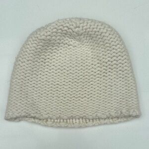100% Cachemire Beanie in Soft Cream